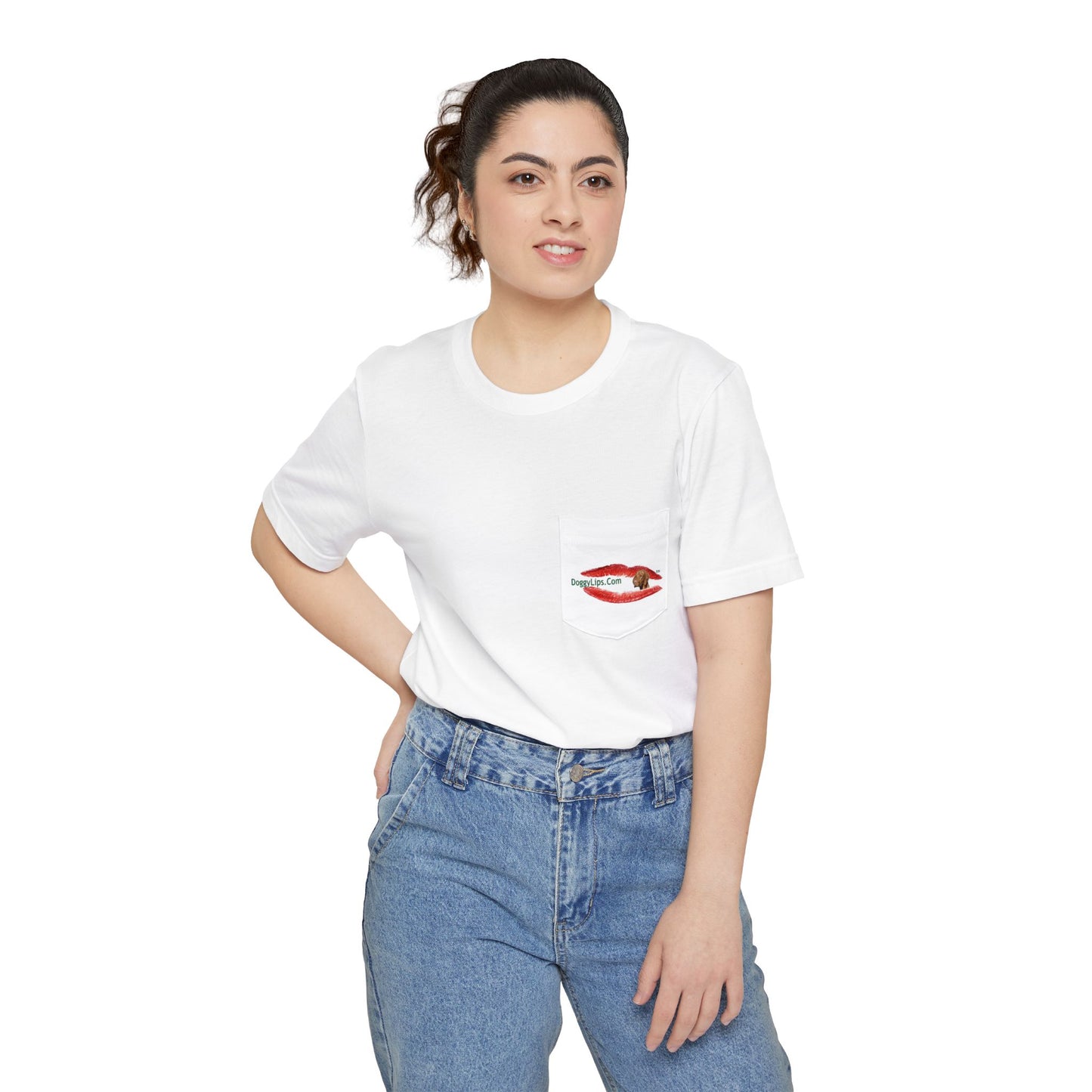 Doggylips Logo Unisex Cotton Pocket T-shirt