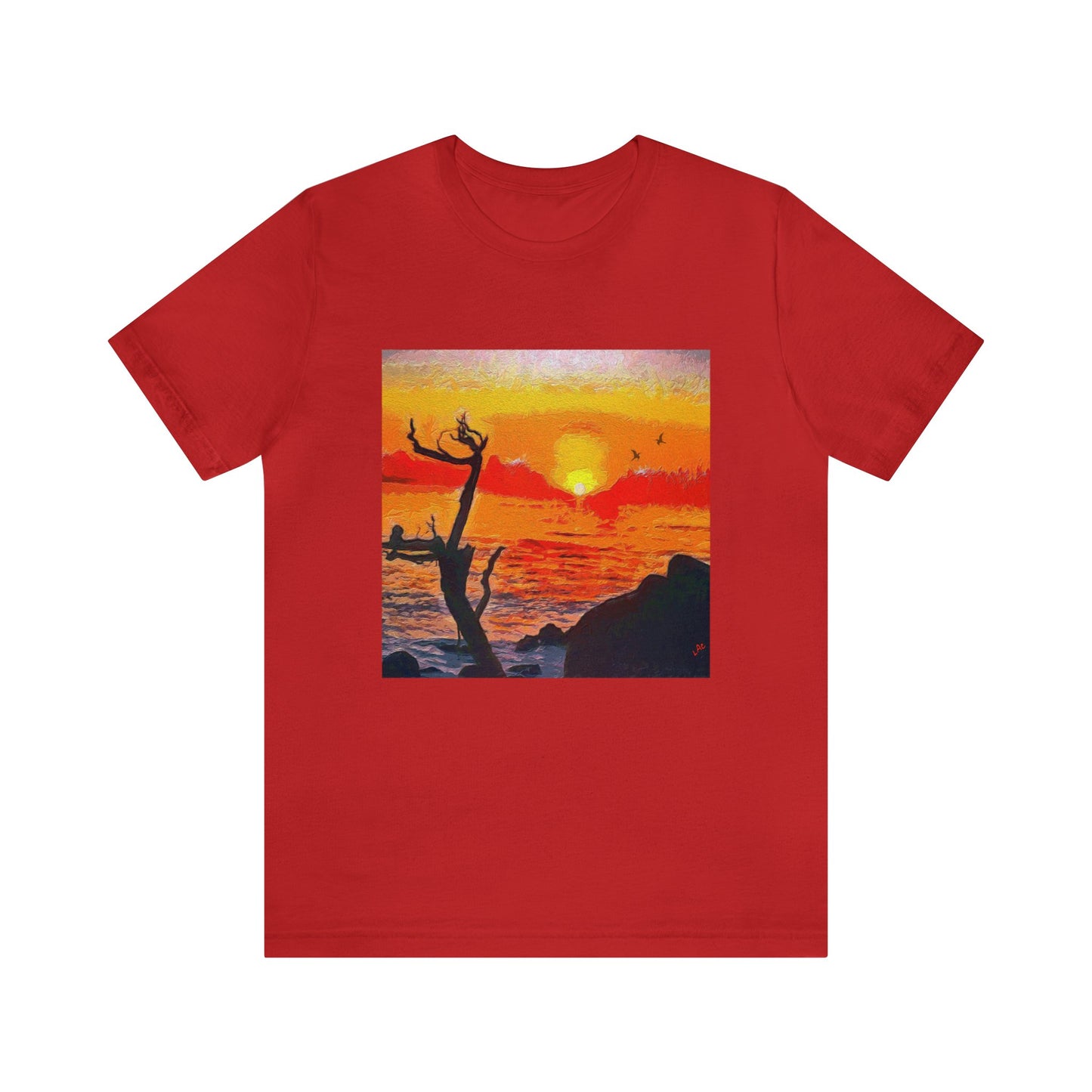 Big Sur Sunset at Pfeiffer Beach - -  Classic Jersey Short Sleeve Tee