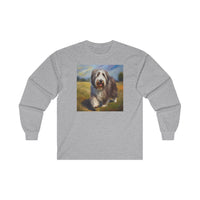 Bearded Collie  Cotton Long Sleeve Tee