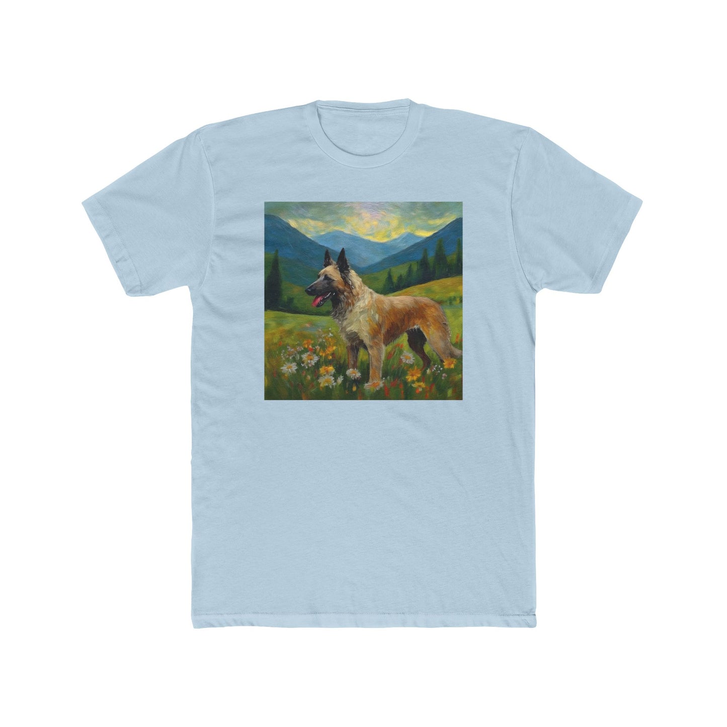 Belgian Laekenois Men's Fitted Cotton Crew Tee