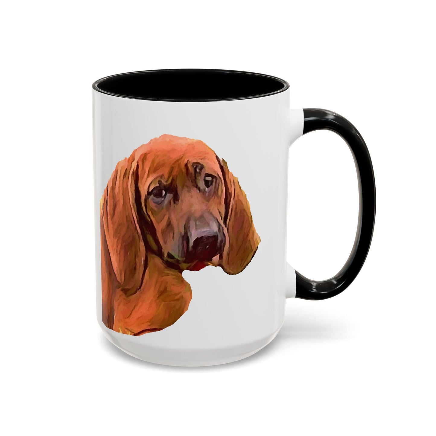 Redbone Coonhound Accent Coffee Mug