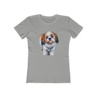 Shih-Tzu -  Women's Slim Fit Ringspun Cotton T-Shirt