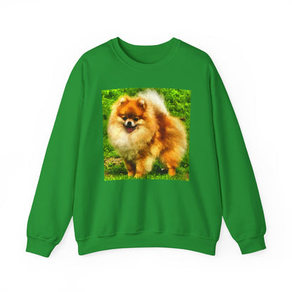 Pomeranian 'Pom Pom' Unisex Crewneck Sweatshirt