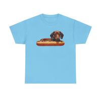 Dachshund  --  Weiner Dog  --  Unisex Heavy Cotton Tee