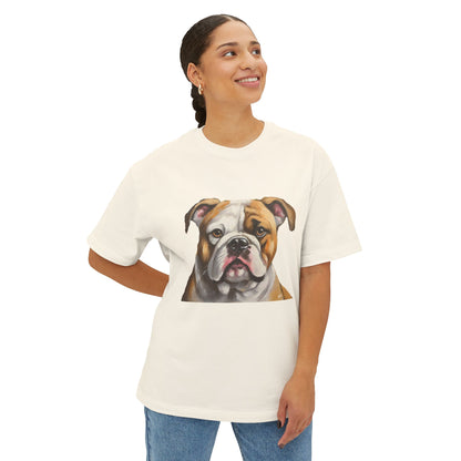 American Bulldog Unisex Oversized Ringspun Cotton Boxy T-shirt