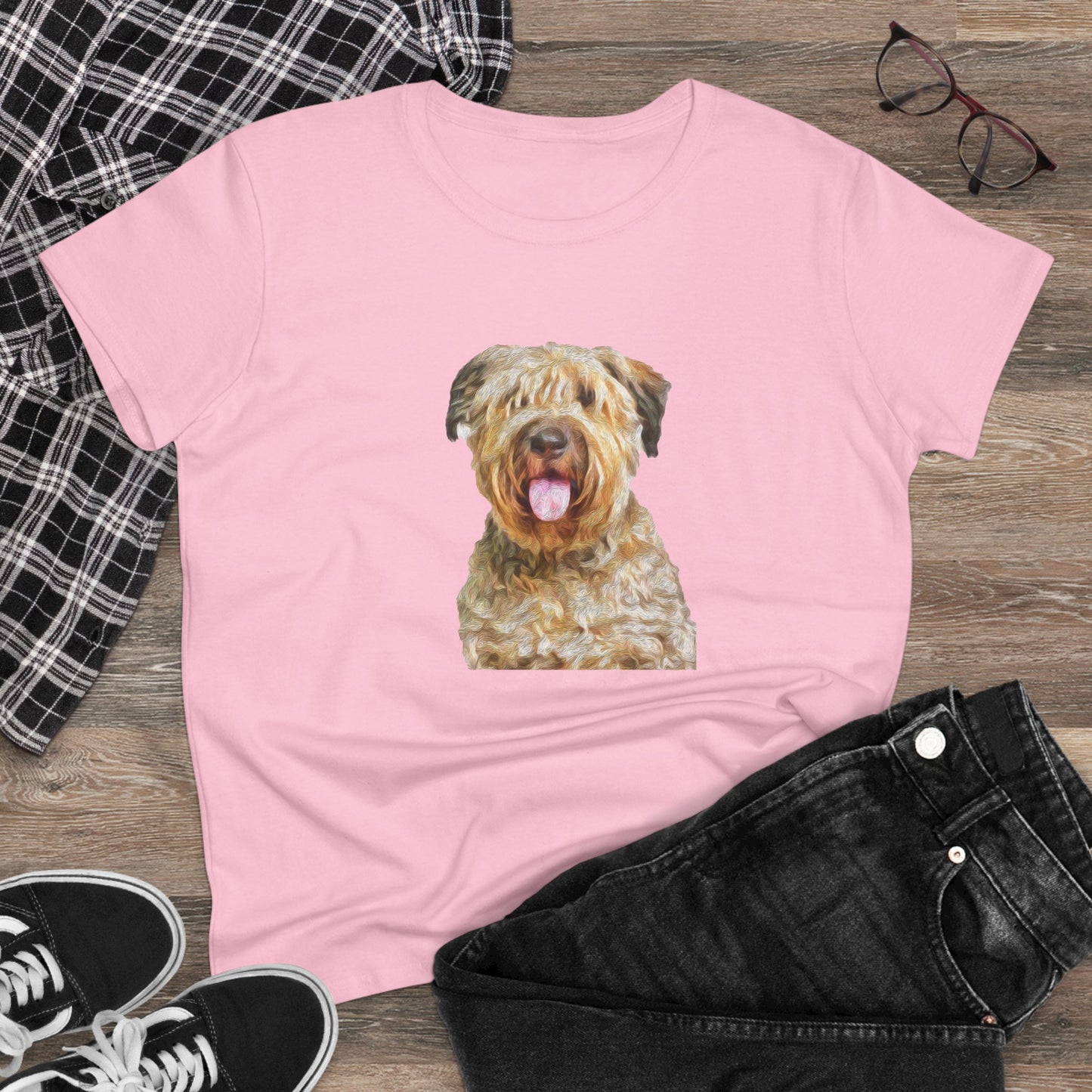 Bouvier des Flandres Women's Midweight Cotton Tee