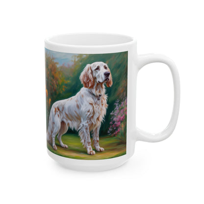 English Setter Ceramic Mug - Personalized Delight