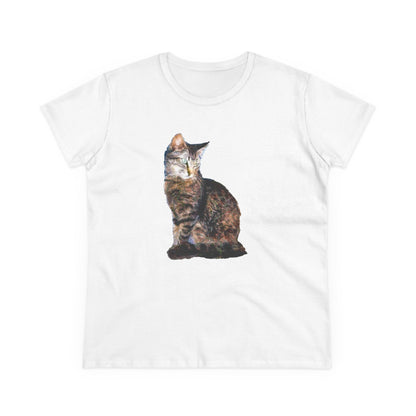 Cats of Greece 'Teris from Tinos' Women's Midweight Cotton Tee