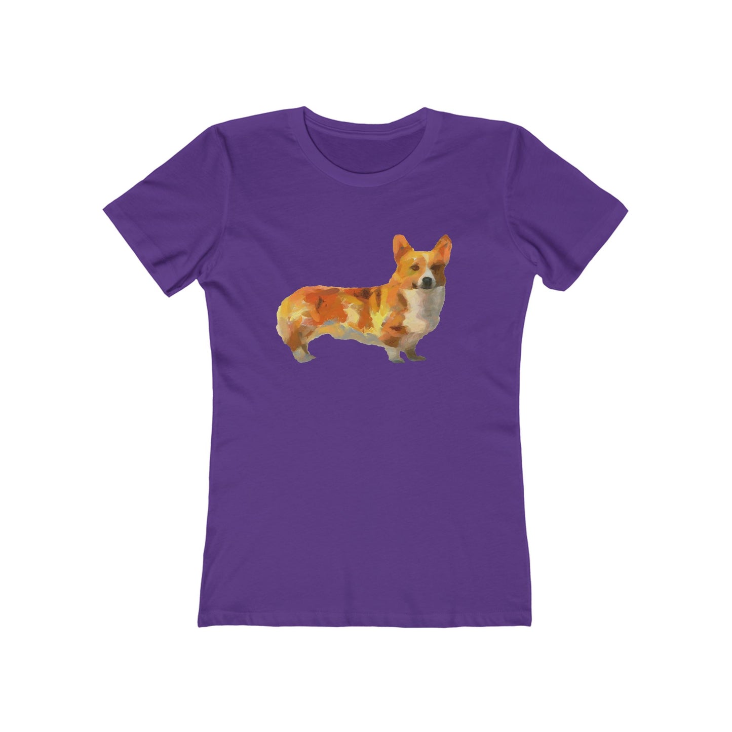 Pembroke Welsh Corgi Women's Slim Fit Ringspun Cotton T-Shirt