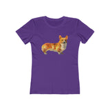 Pembroke Welsh Corgi Women's Slim Fit Ringspun Cotton T-Shirt