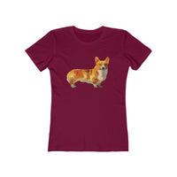 Pembroke Welsh Corgi Women's Slim Fit Ringspun Cotton T-Shirt