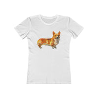 Pembroke Welsh Corgi Women's Slim Fit Ringspun Cotton T-Shirt