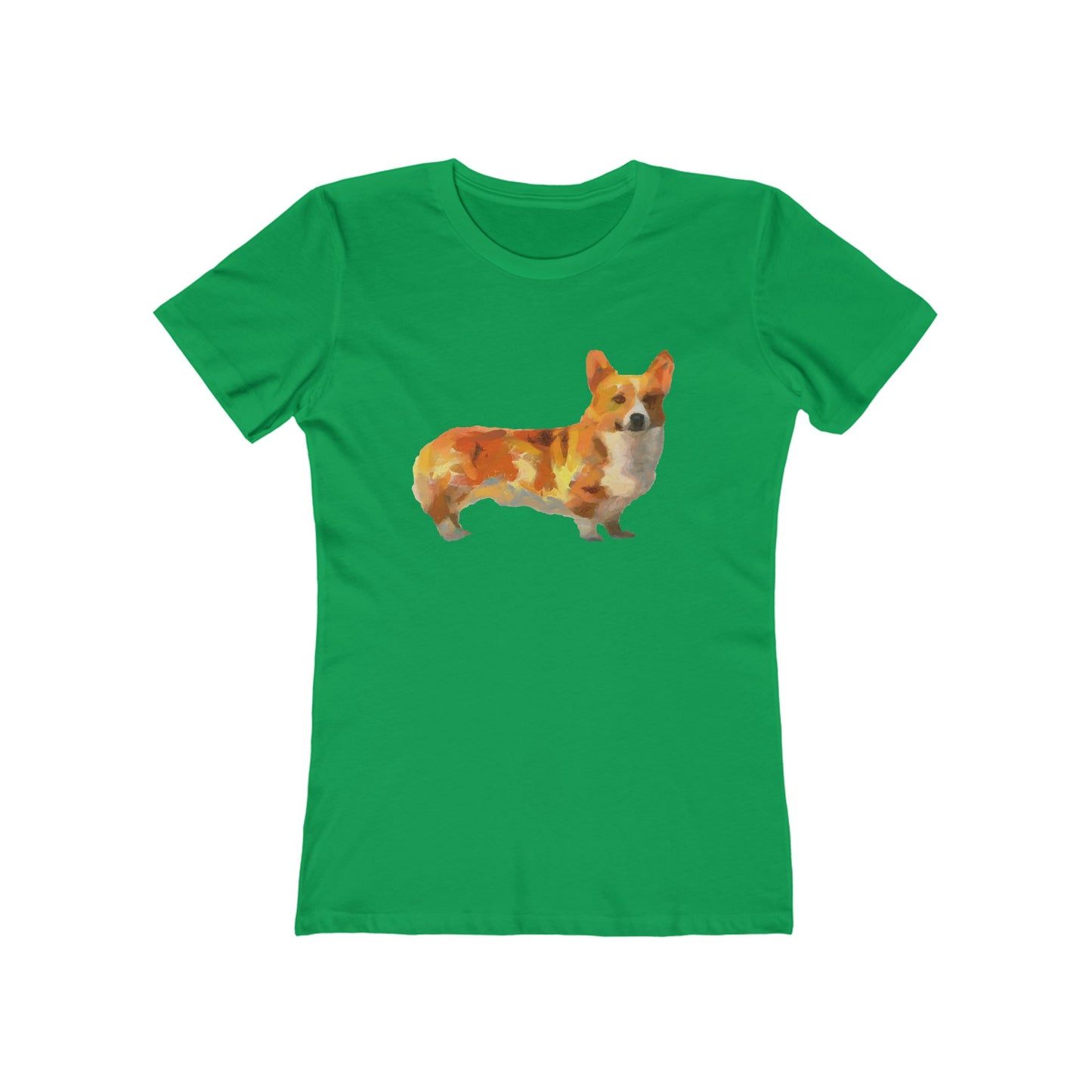Pembroke Welsh Corgi Women's Slim Fit Ringspun Cotton T-Shirt