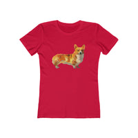 Pembroke Welsh Corgi Women's Slim Fit Ringspun Cotton T-Shirt