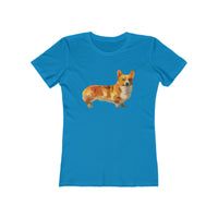 Pembroke Welsh Corgi Women's Slim Fit Ringspun Cotton T-Shirt