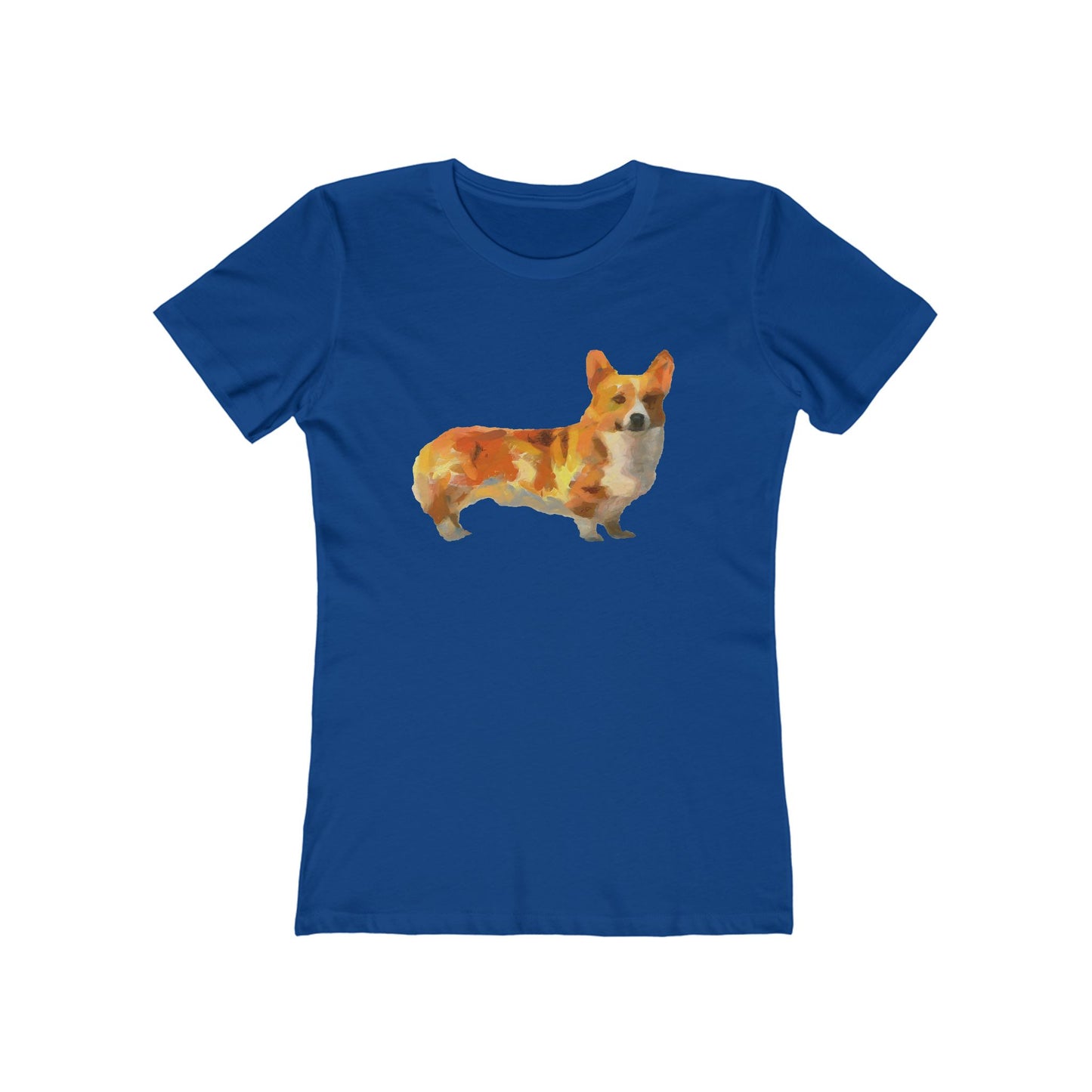 Pembroke Welsh Corgi Women's Slim Fit Ringspun Cotton T-Shirt