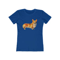 Pembroke Welsh Corgi Women's Slim Fit Ringspun Cotton T-Shirt