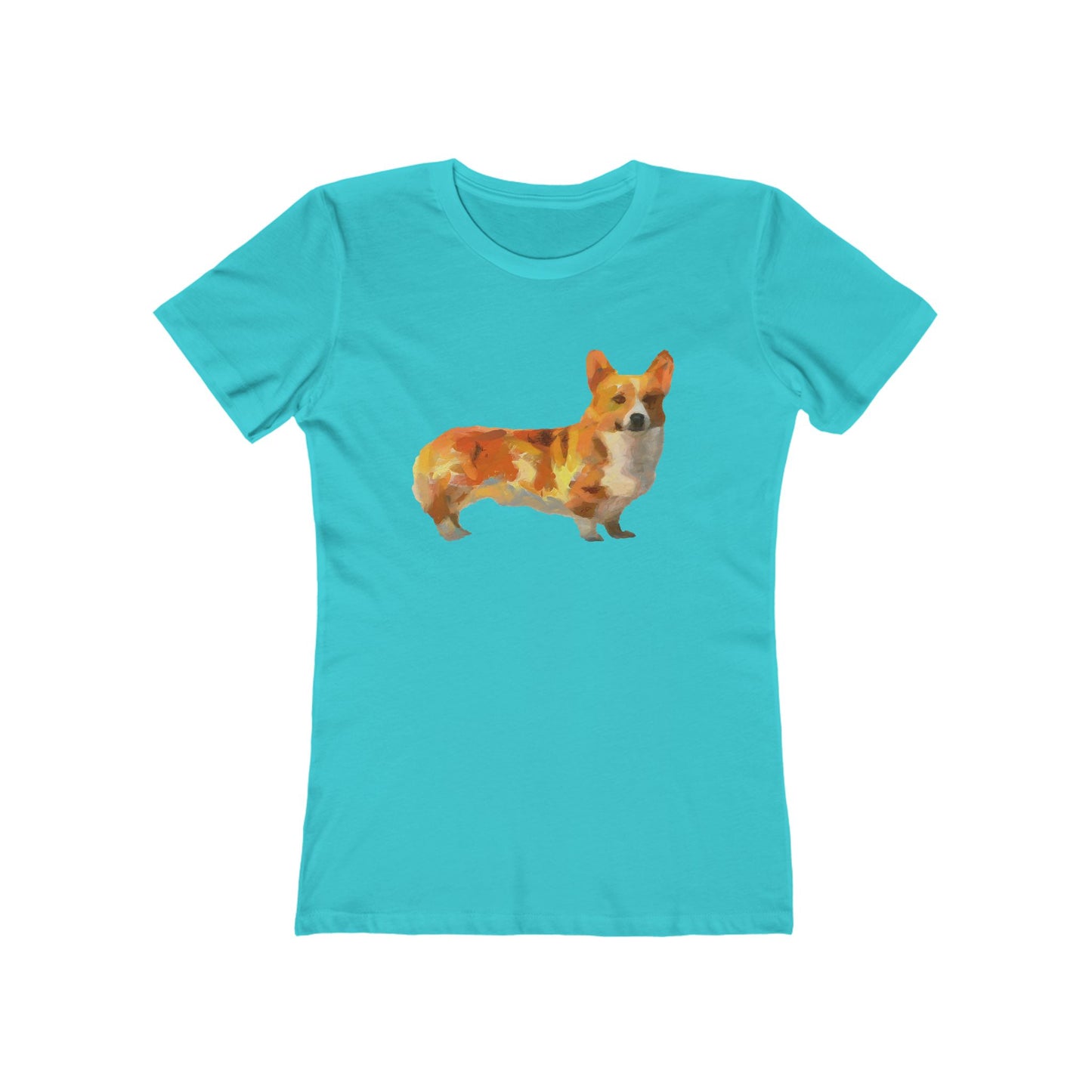Pembroke Welsh Corgi Women's Slim Fit Ringspun Cotton T-Shirt