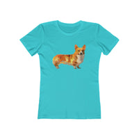 Pembroke Welsh Corgi Women's Slim Fit Ringspun Cotton T-Shirt