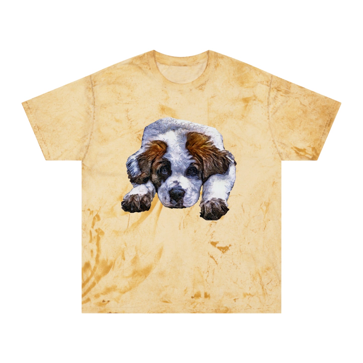 Saint Bernard 'Sontuc' Unisex Cotton  -  Color Blast T-Shirt