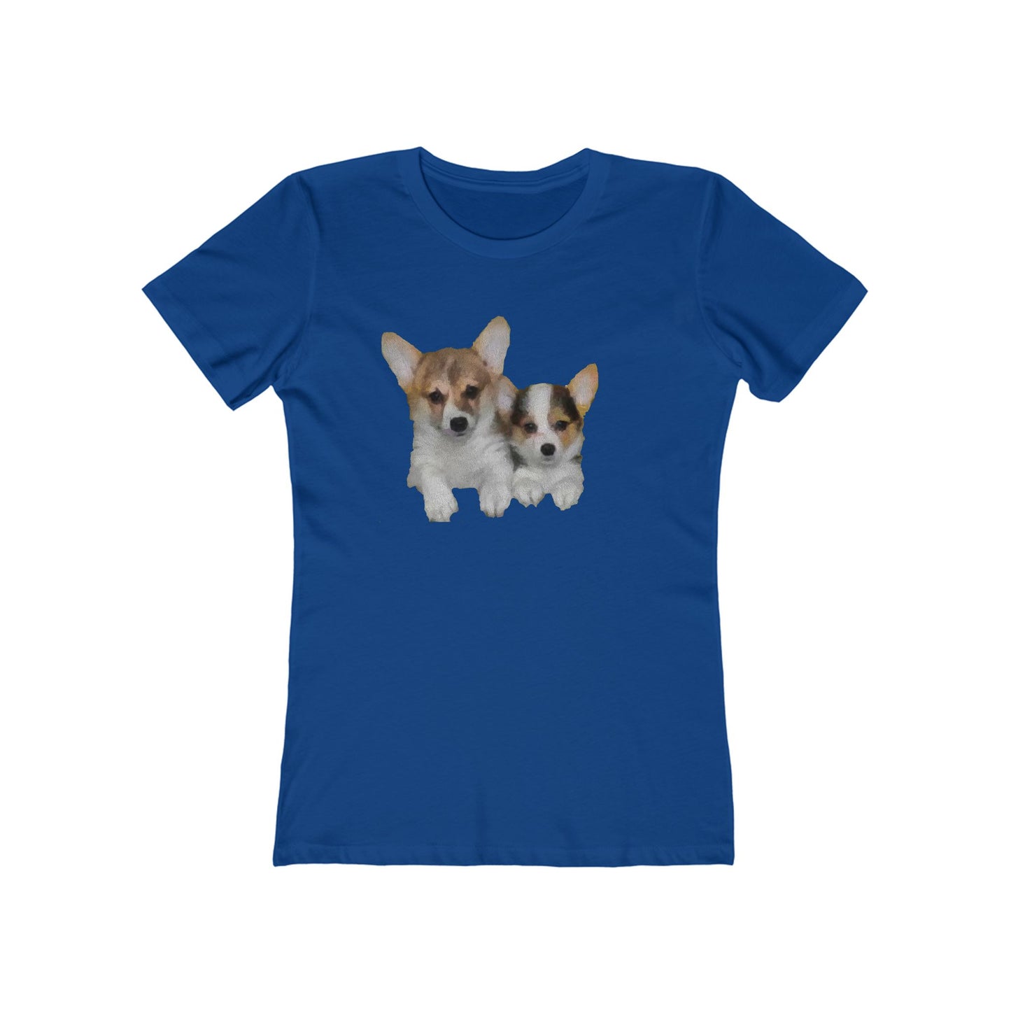 Welsh Corgi 'Cousins' Women's Slim Fit T-Shirt