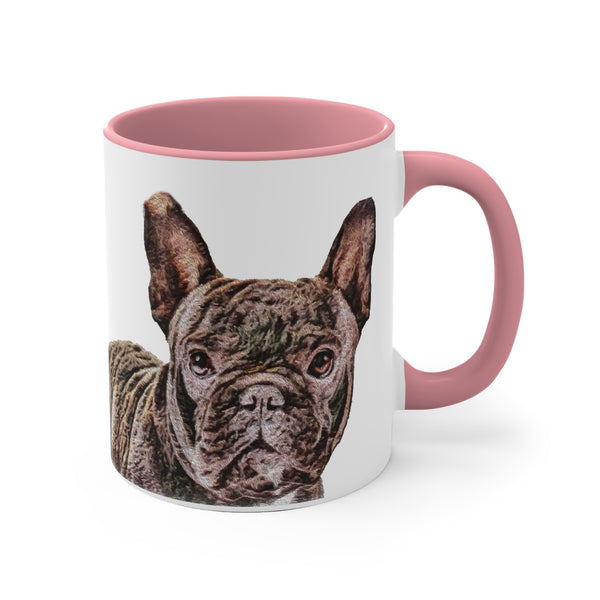French Bulldog - Accent - Ceramic Coffee Mug, 11oz
