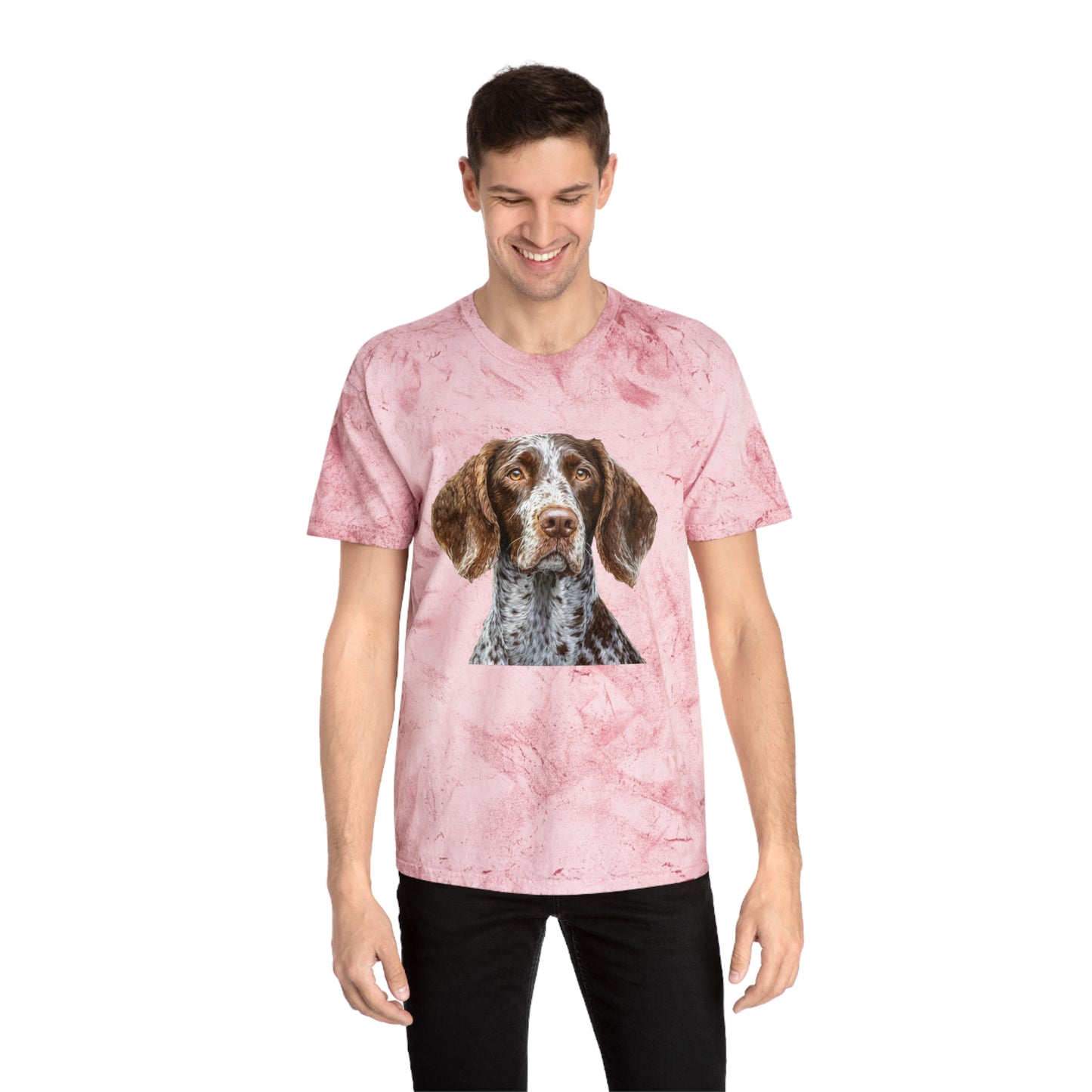 German Wirehaired Pointer Classic Color Blast T-Shirt