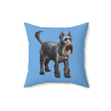 Cesky Terrier - Spun Polyester Throw Pillow