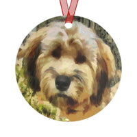 Wheaten Terrier Metal Ornaments