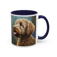 Labradoodle  =- Ceramic Accent Mug - 2 Sizes