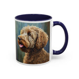 Labradoodle  =- Ceramic Accent Mug - 2 Sizes