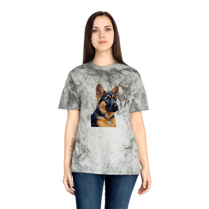 German Shepherd Puppy Unisex Color Blast T-Shirt