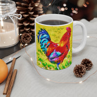 Rooster 'Craw'  -  Ceramic Mug 11oz