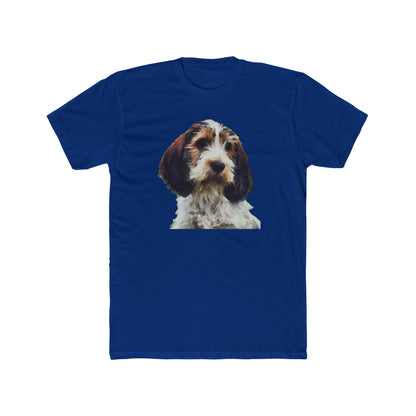 Petit Basset Griffon Vendéen Men's Fitted Cotton Crew Tee