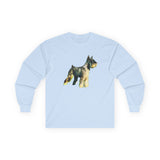 Schnauzer - Unisex Cotton Long Sleeve Tee