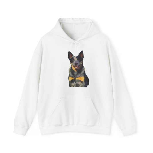 Blue Heeler 'Bailey' Unisex 50/50 Hooded Sweatshirt