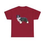 Border Collie '#1'  -  Unisex Heavy Cotton Tee