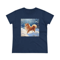 Finnish Spitz - Women's Midweight Cotton Tee