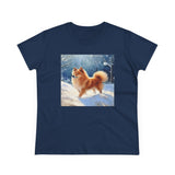 Finnish Spitz - Women's Midweight Cotton Tee