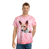 Basenji Unisex Cotton Tie-Dye Tee, Cyclone