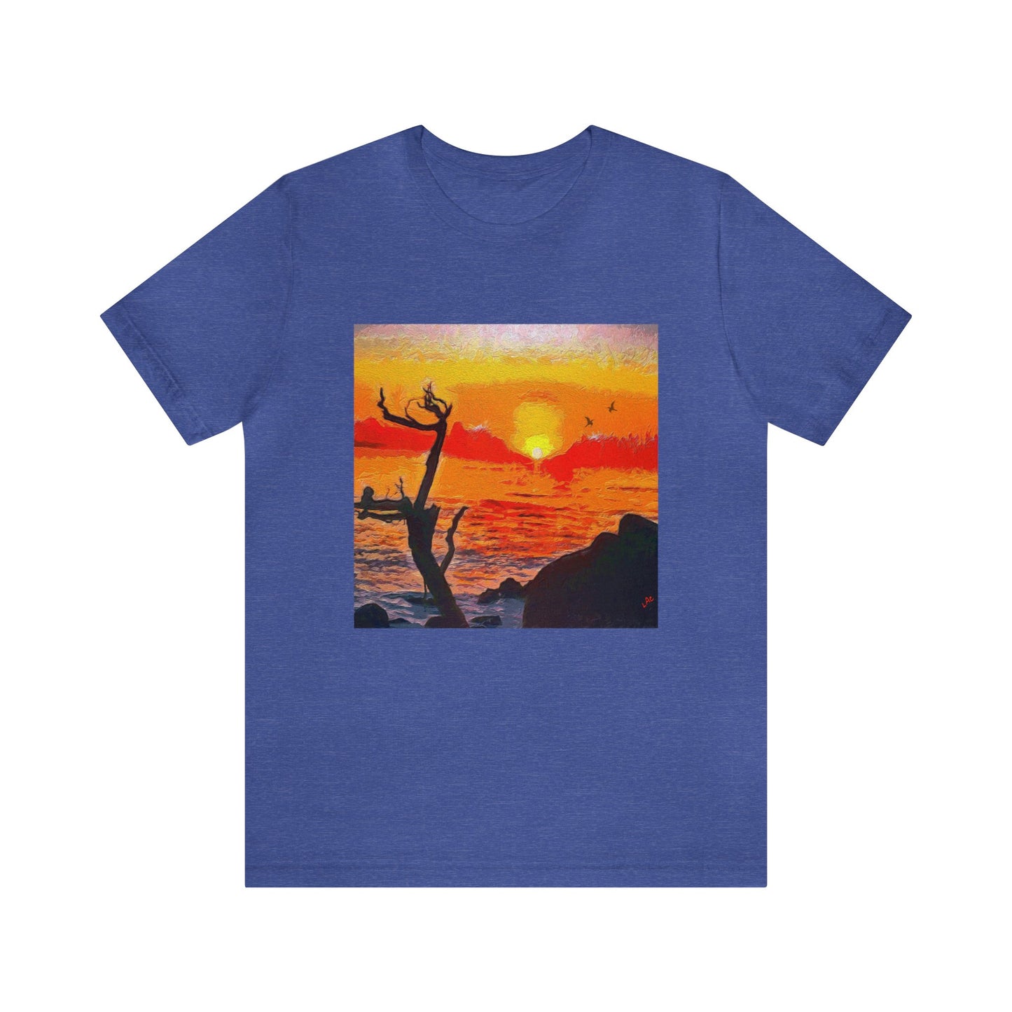 Big Sur Sunset at Pfeiffer Beach - -  Classic Jersey Short Sleeve Tee