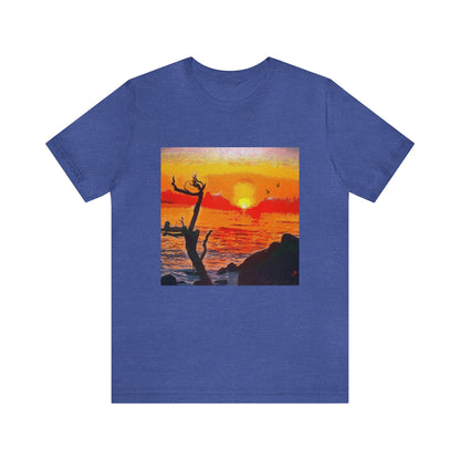 Big Sur Sunset at Pfeiffer Beach - -  Classic Jersey Short Sleeve Tee