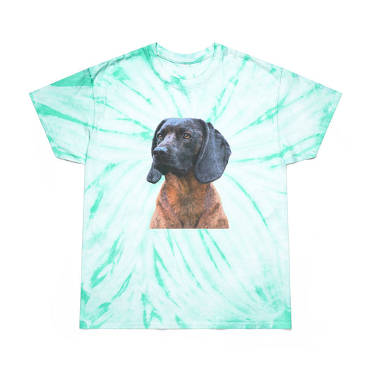 Bavarian Mountain Scent Hound Unisex Cotton Tie-Dye Tee, Cyclone