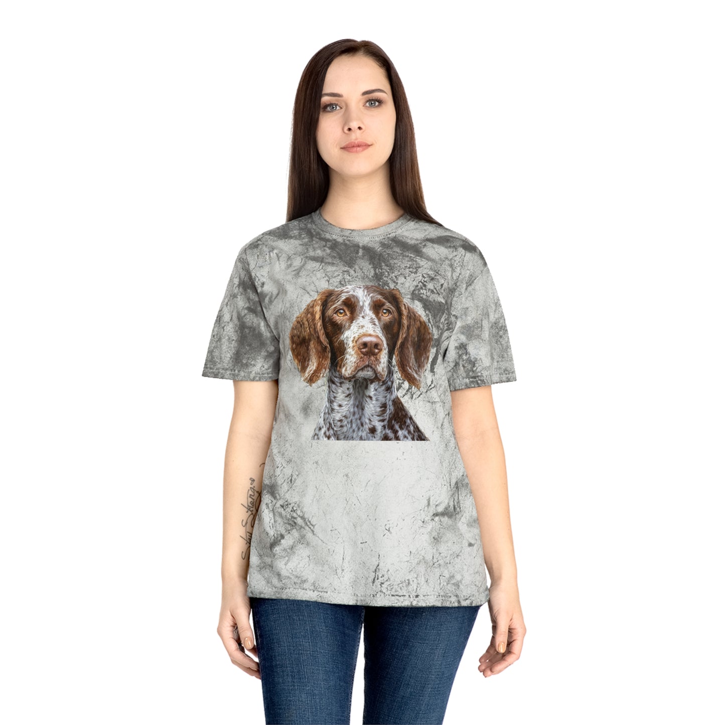 German Wirehaired Pointer Classic Color Blast T-Shirt