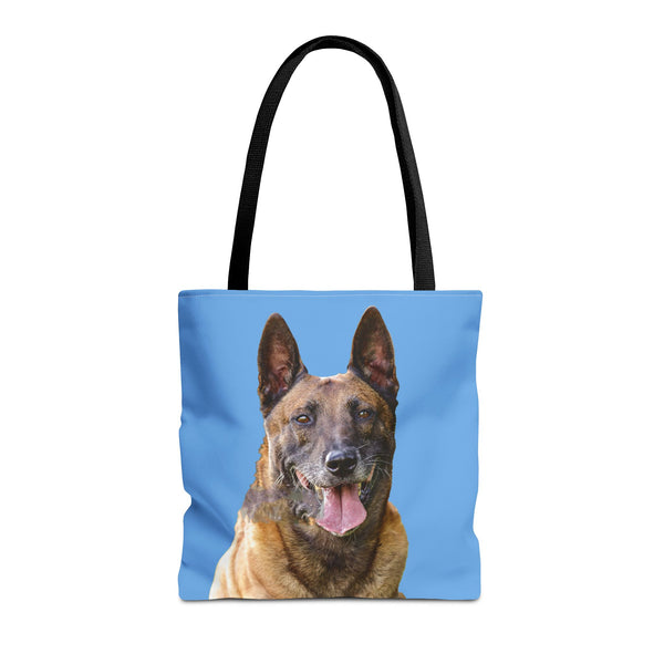 Belgian Malinois Tote Bag: A Canine Masterpiece