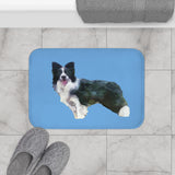 Border Collie '#1'   -  Bathroom Rug Mat