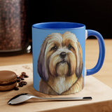 Lhasa Apso Accent Coffee Mug, 11oz