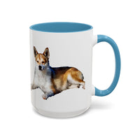 Norwegian Lundehund Accent Coffee Mug - 2 Sizes