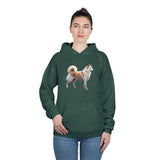 Kishu Ken - Unisex Fleece Lined Pullover Hoodie Sweatshirt