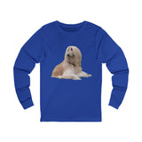 Afghan Hound Unisex Jersey Long Sleeve Tee